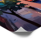 City Sunset Poster (Hoek)