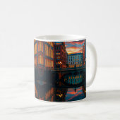 City Sunset Reflection Glow Koffiemok (Voorkant rechts)