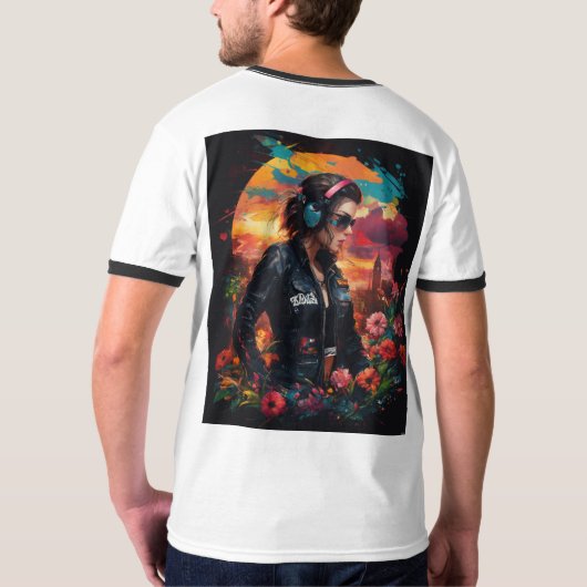 City Sunset Vibes T-shirt (Achterkant)