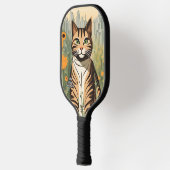 City Tabby Gepersonaliseerde Pickleball Paddle (Links)