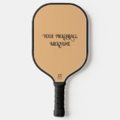 City Tabby Gepersonaliseerde Pickleball Paddle (Achterkant)