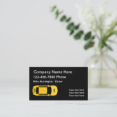 City Taxi Modern Visitekaartje (Staand voorkant)