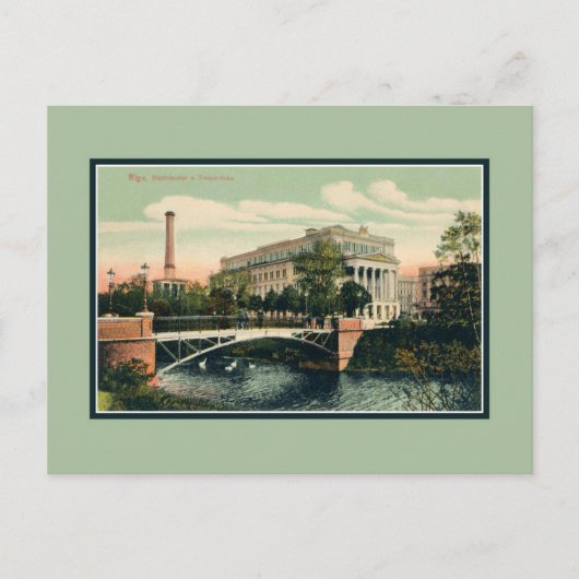  City Theater Riga Letland Briefkaart (Voorkant)