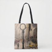 CITY TIME TOTE BAG (Voorkant)