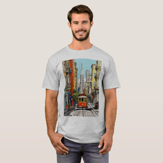 "City Tracks" "Metropolitan Journey" "Urban Rails" T-shirt