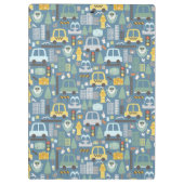 City Transportation Kinder Personalized Klembord (Achterkant)