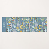 City Transportation Kinder Personalized Yogamat (Voorkant (horizontaal))