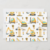 City Transportation Truck 2e verjaardagsfeest Kaart (Achterkant)