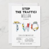 City Transportation Vehicles Truck Second Birthday (Voorkant)