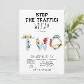 City Transportation Vehicles Truck Second Birthday (Staand voorkant)