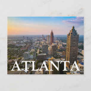 City Uitzicht Atlanta, Georgië Briefkaart