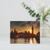 City Uitzicht bij nacht | Londen, Engeland Briefkaart (Staand voorkant)