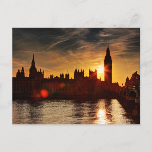 City Uitzicht bij nacht | Londen, Engeland Briefkaart (Voorkant)