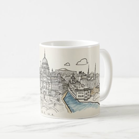 City Uitzicht Koffiemok (Voorkant rechts)