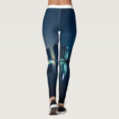 City Uitzicht Skyline Print Leggings (Achterkant)