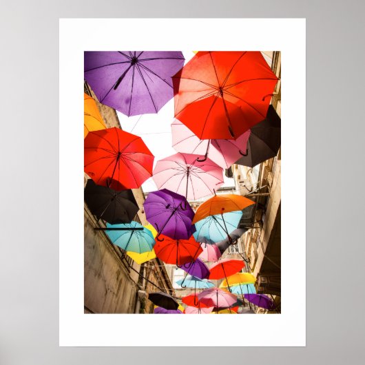 City Umbrellas Poster (Voorkant)
