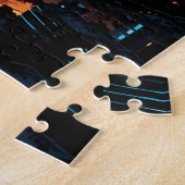 City view at night legpuzzel (Zijkant)