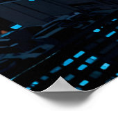 City view at night poster (Hoek)