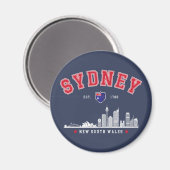 City View of Sydney, Australia Magneet (Voorkant / Achterkant)