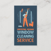City Windows, Windows Cleaner, Reinigingsservice Visitekaartje (Voorkant)