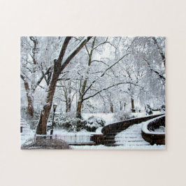 City Winter Puzzle Legpuzzel