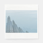 City wolkenkrabbers papieren servetten (Voorkant)