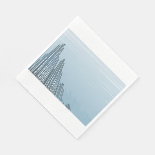 City wolkenkrabbers papieren servetten (Hoek)