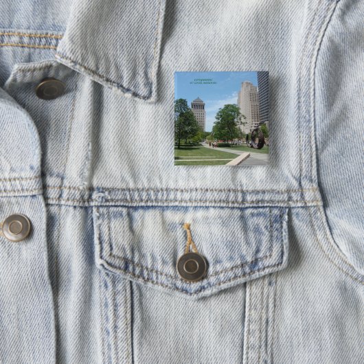 Citygarden Vierkante Button 5,1 Cm (In situ)