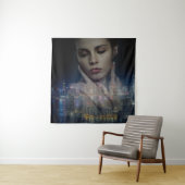 citymeisje wandkleed (In situ)