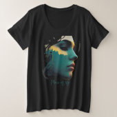 Cityscape Art Plus-Size T-shirt | Urban Style Shir (Design voorkant)