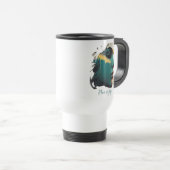 Cityscape Art Travel Mug | Urban Commuter Style Reisbeker (Voorkant rechts)