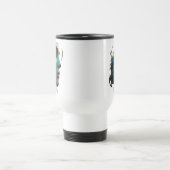 Cityscape Art Travel Mug | Urban Commuter Style Reisbeker (Center)