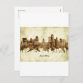 Cityscape Austin Texas Feestdagenkaart (Voorkant / Achterkant)