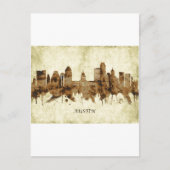 Cityscape Austin Texas Feestdagenkaart (Voorkant)