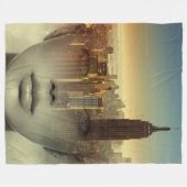 Cityscape Beauty Fleece Deken (Voorkant (Horizontaal))