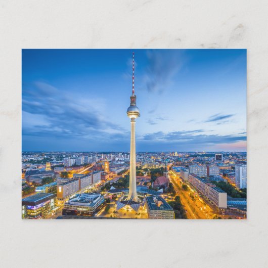 Cityscape Berlin, Duitsland Briefkaart (Voorkant)