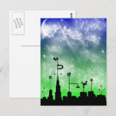CityScape-Briefkaart Briefkaart (Voorkant / Achterkant)