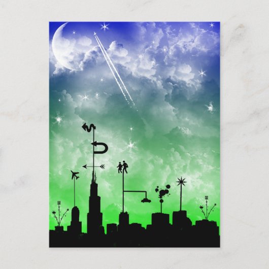 CityScape-Briefkaart Briefkaart (Voorkant)