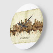 Cityscape Brooklyn New York Grote Klok (Hoek)