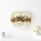 Cityscape Brooklyn New York Grote Klok (Huis)