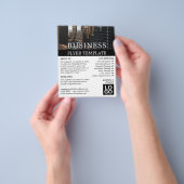 Cityscape, Business & Finance Adverteren Flyer (Hand)