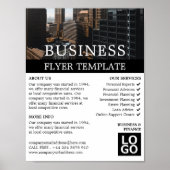 Cityscape, Business & Finance Adverteren Poster (Voorkant)