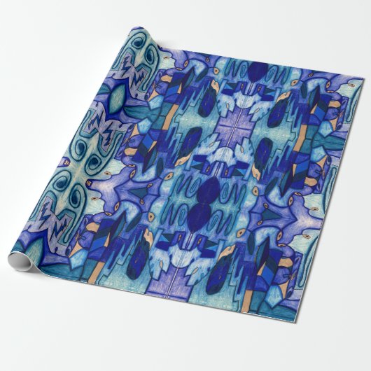Cityscape Cadeaupapier (Uitgerold)
