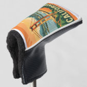Cityscape California Opvallend Vector Ontwerp Golfheadcover (3/4 voorkant)