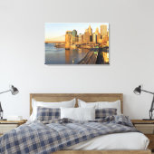 Cityscape Canvas Afdruk (Insitu (Slaapkamer))