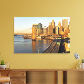 Cityscape Canvas Afdruk (Insitu (Woonkamer))
