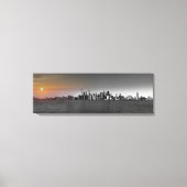 Cityscape Canvas Poster breed (Voorkant)