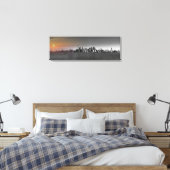 Cityscape Canvas Poster breed (Insitu (Slaapkamer))