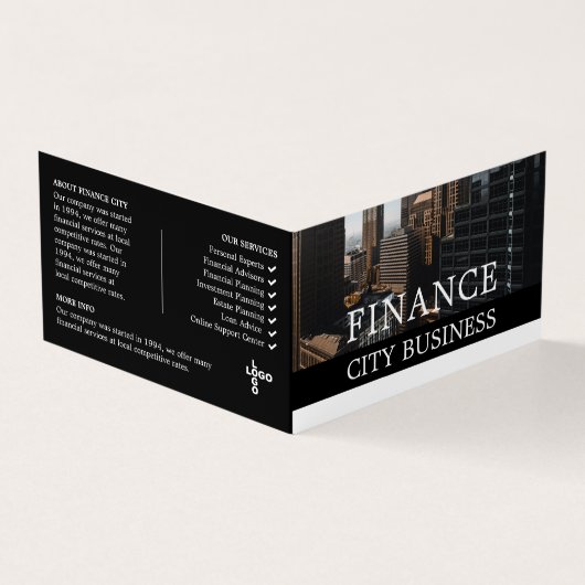 Cityscape, Company Logo/Photo, Business & Finance Visitekaartje (Buitenkant)