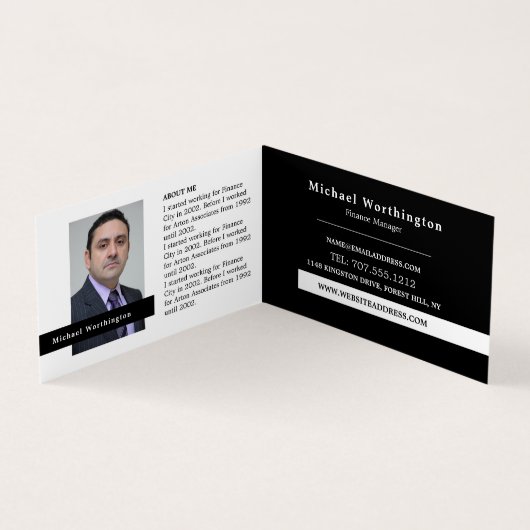 Cityscape, Company Logo/Photo, Business & Finance Visitekaartje (Binnen)